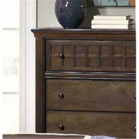 PROGRESSIVE FURNITURE Casual Traditions Traditional Style Five Drawer Chest- Walnut P107-14